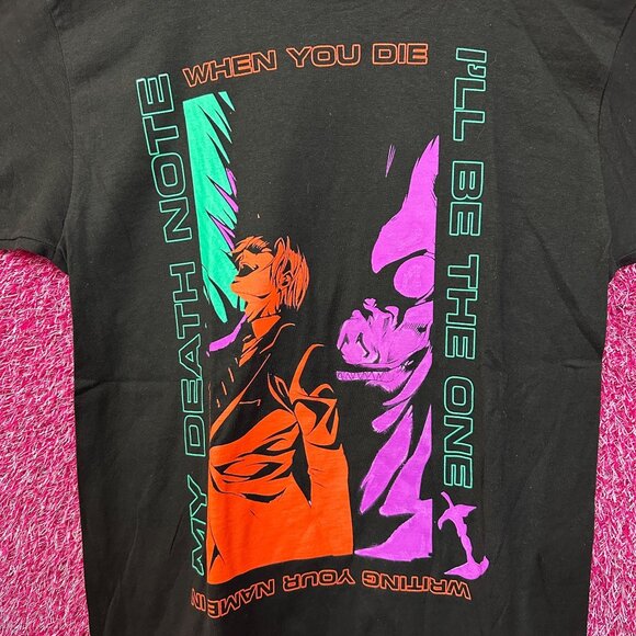 Death Note Write Your Name Light Yagami & Ryuk Women’s Tee L - Picture 2 of 4